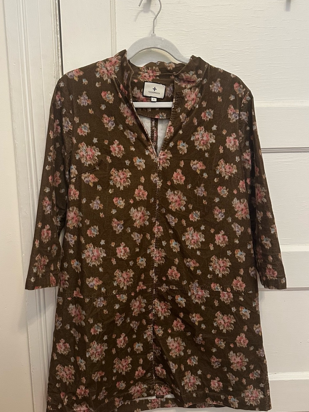 Tuckernuck Hazel Bouquet Corduroy Clifton Dress - Picture 2 of 5